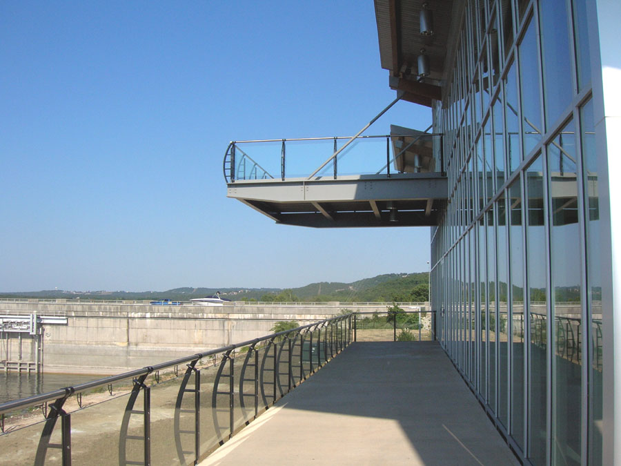 Table Rock Lake and the top of Table Rock Dam from Dewey Short Visitor Center